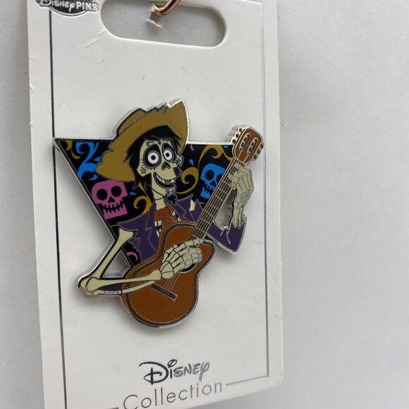 Disney Parks Pin Coco Hector and Guitar Pixar Trading Pin - Picture 3 of 4